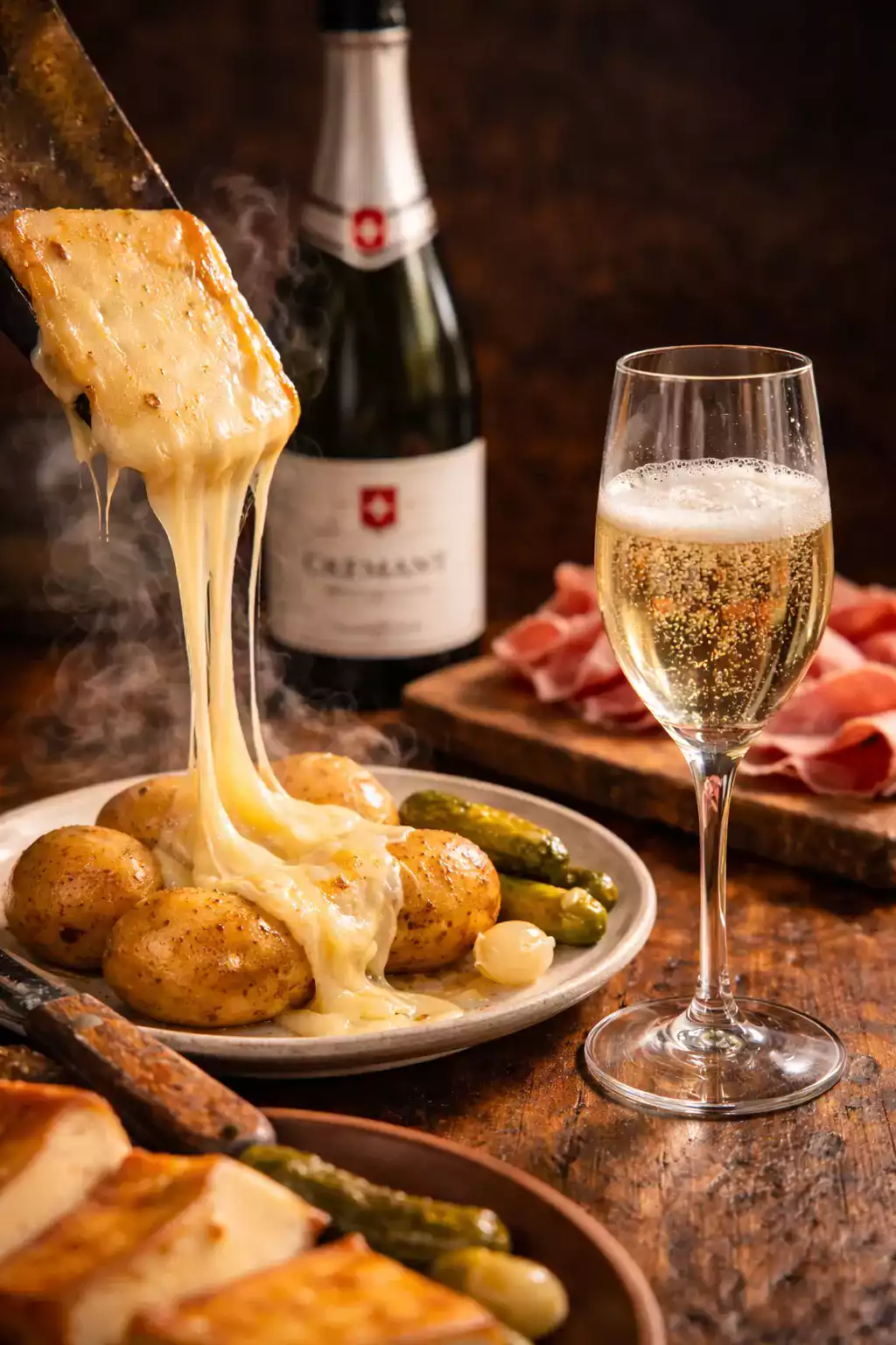 Crémant et raclette