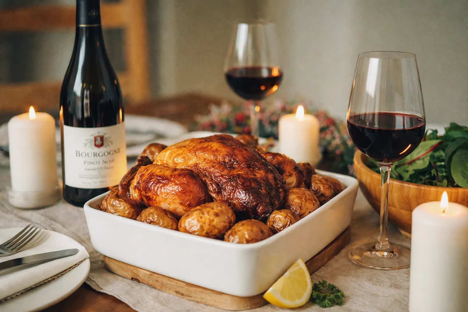 Quel vin servir avec un chapon ?