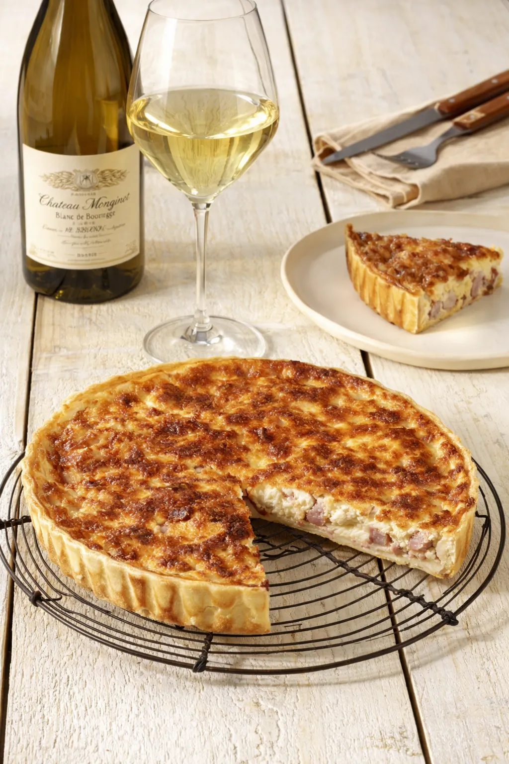 Quel vin servir avec une quiche lorraine ?